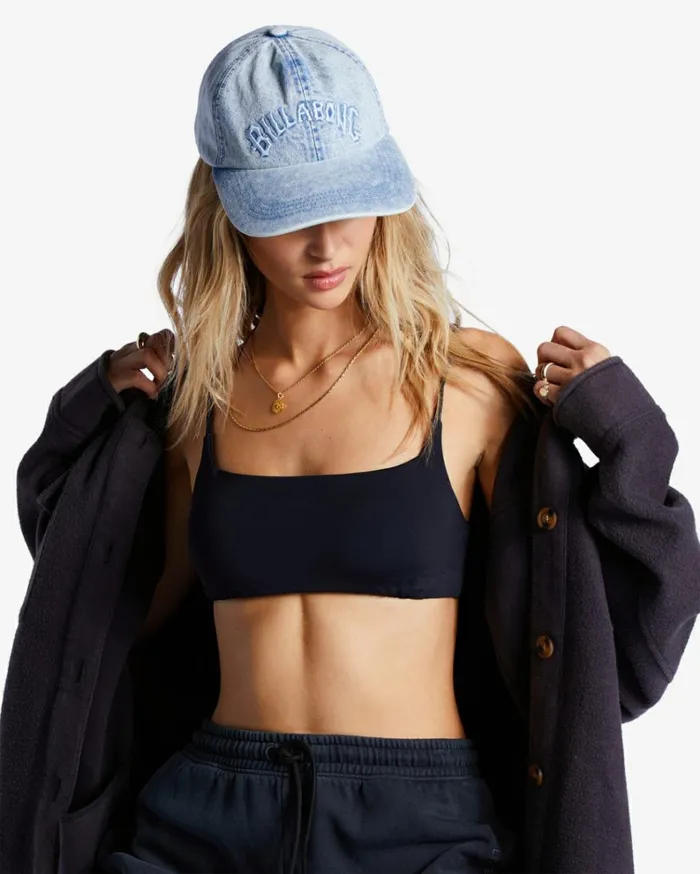 Dad Hat Strapback Hat True Blue 1 Women Billabong Hats and Beanies