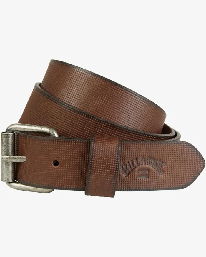 Daily Leather Belt Brown Men Billabong Belts
