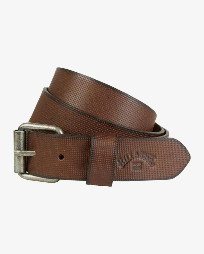 Daily Leather Belt Brown Men Billabong Belts