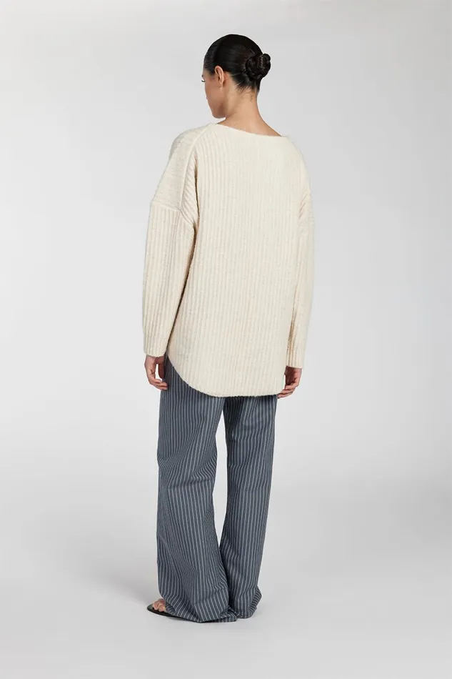 DISSH Pants MASON SLATE STRIPE DRAWSTRING PANT 8211 Women