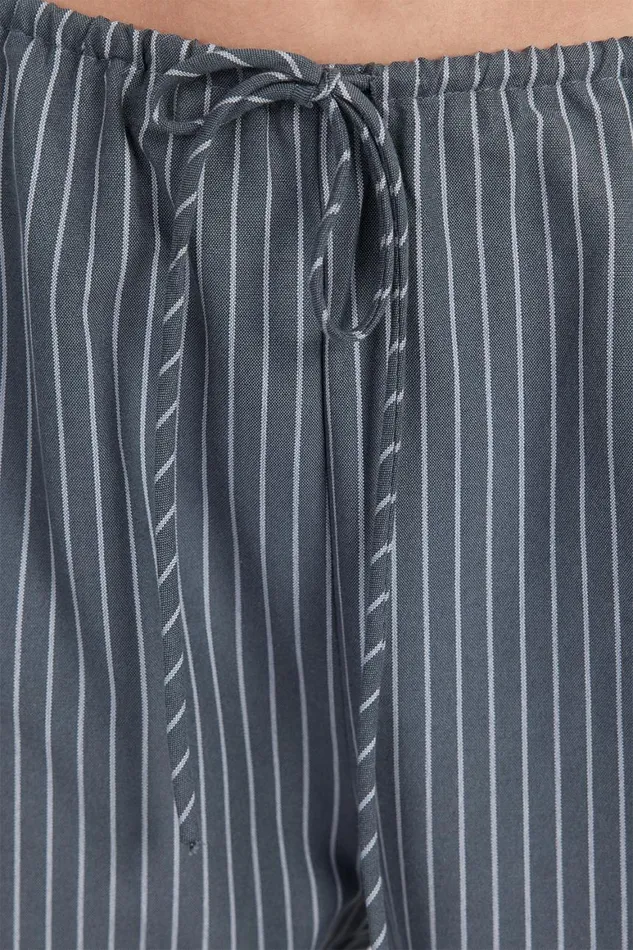 DISSH Pants MASON SLATE STRIPE DRAWSTRING PANT 8211 Women