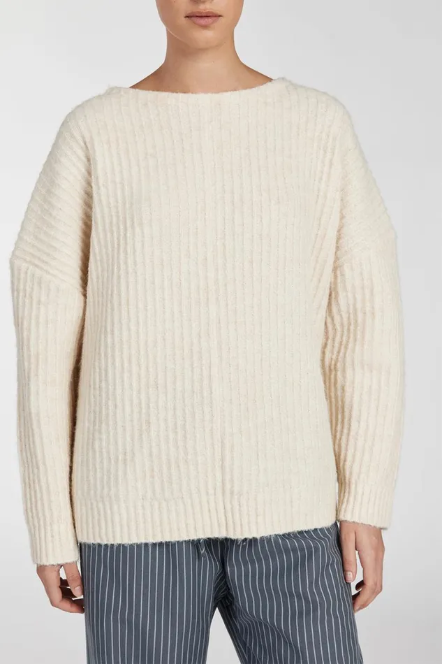 DISSH Sweaters PAULINE CREAM MARLE LONGLINE JUMPER 8211 Women