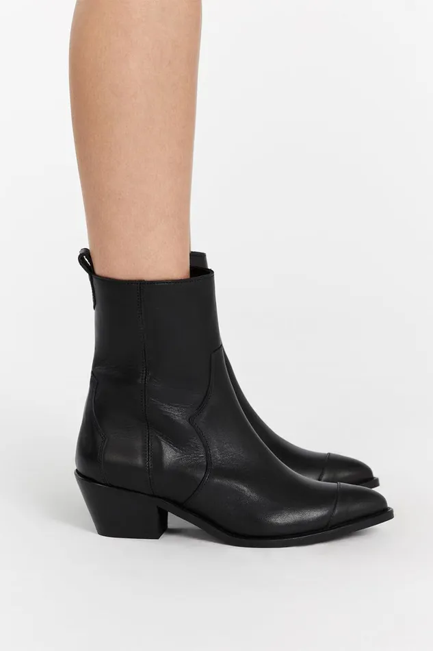 DISSH The Gift Shop ALOHAS AUSTIN BLACK LEATHER BOOT 8211 Women