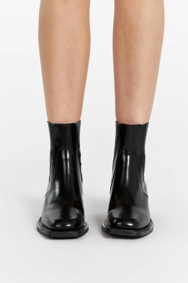 DISSH The Gift Shop ALOHAS DENVER BLACK LEATHER BOOT 8211 Women