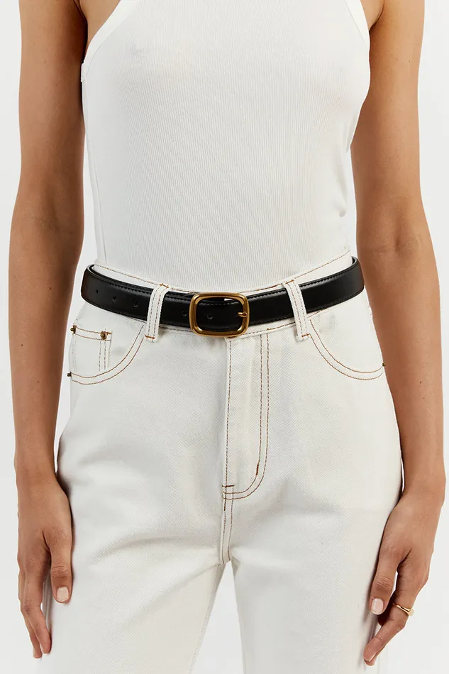 DISSH The Gift Shop BRADFORD BLACK LEATHER BELT 8211 Women