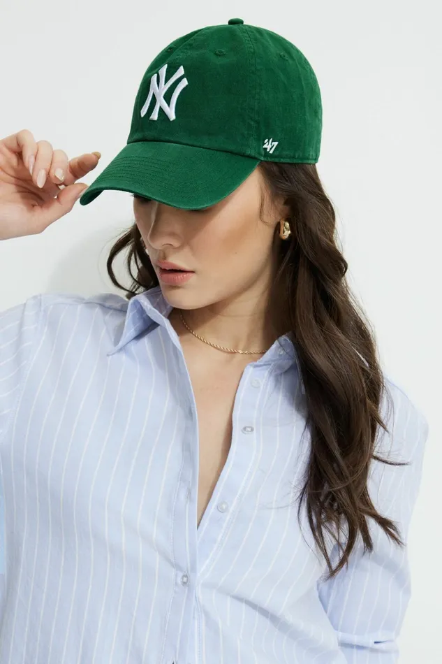 Dynamite Caps and Hats Women New York Clean Up Cap GREEN