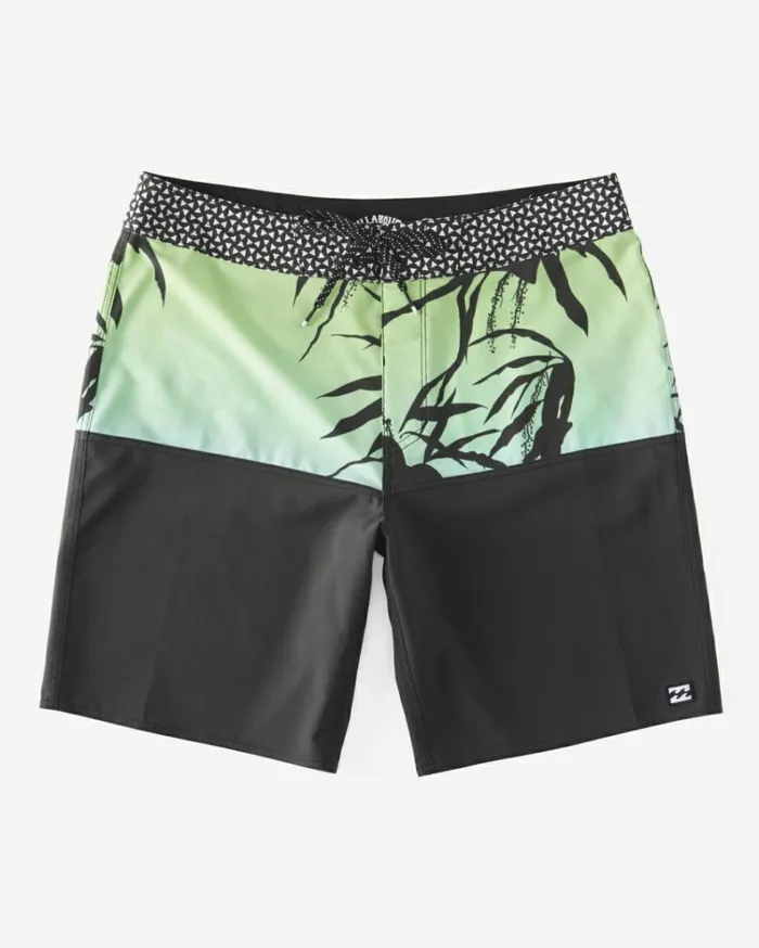 Fifty50 Pro Performance 19034 Boardshorts Neon Lime Men Billabong Performance Boardshorts