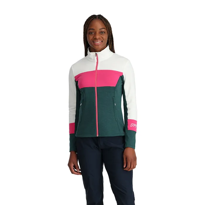 Fleece Womens Spyder Speed Full Zip 8211 Cypress Green