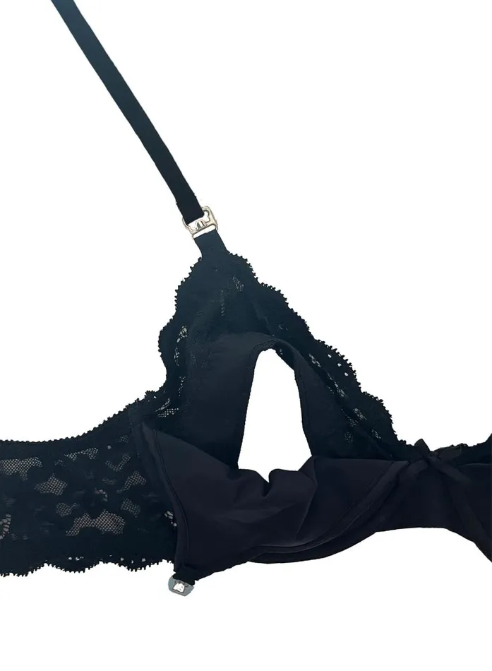 Fleur Du Mal Nursing Bra Women Charlotte Nursing Bra Black Fleur Du Mal Nursing Bra Women Charlotte Nursing Bra Black
