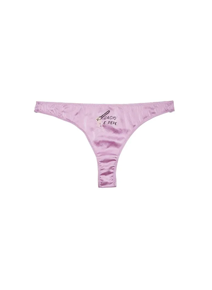 Fleur Du Mal Pleasure Women Cacio E Pepe Luxe Thong Spring Lavender Fleur Du Mal Pleasure Women Cacio E Pepe Luxe Thong Spring Lavender