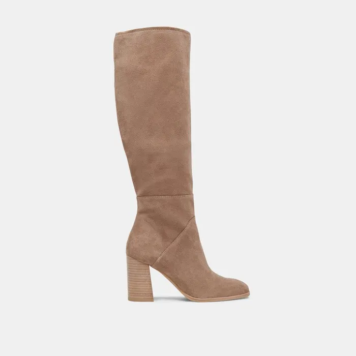 Fynn Boots Truffle Suede Women Dolce Vita Boots and Booties