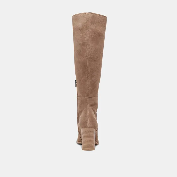 Fynn Boots Truffle Suede Women Dolce Vita Boots and Booties