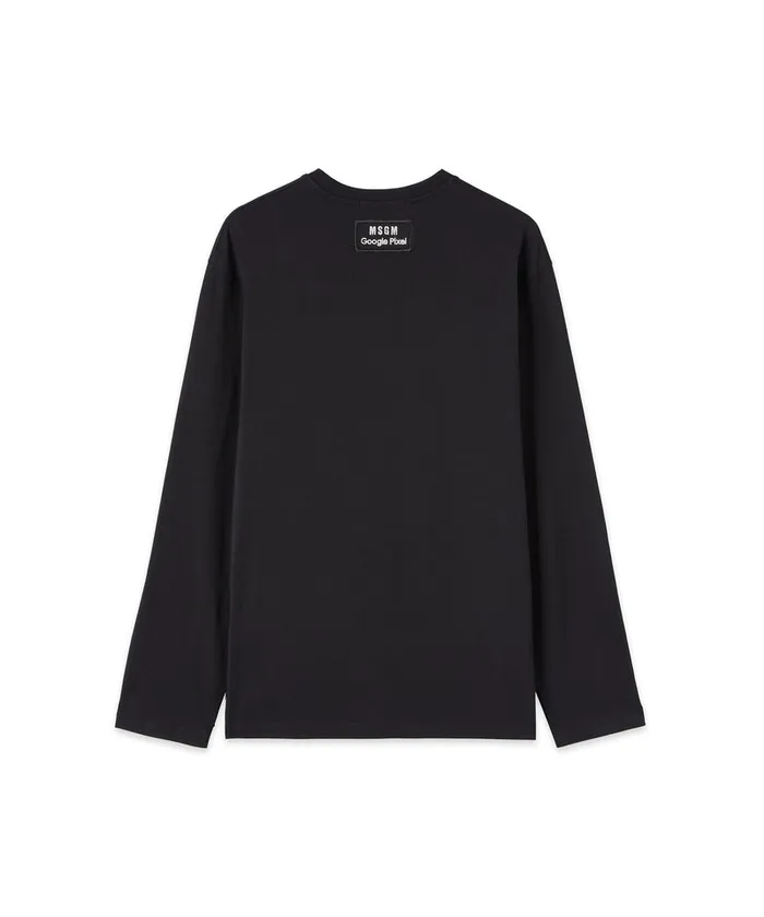 Google Pixel 034Night Metro034 Print TShirt Men MSGM Tshirts