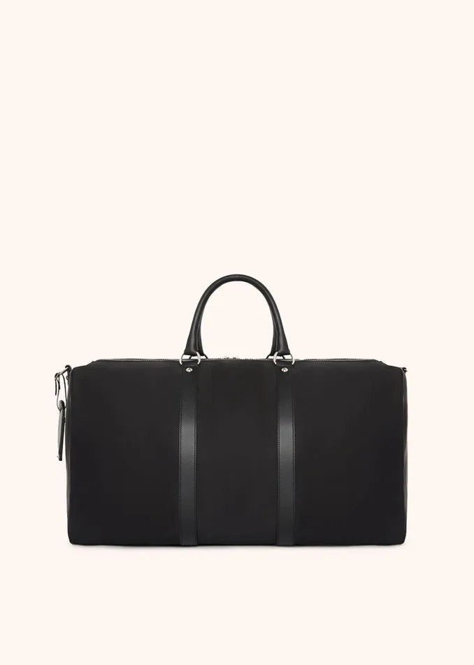 GYM BAG WITH LEATHER INSERTS Men Kiton Bags And Wallets
