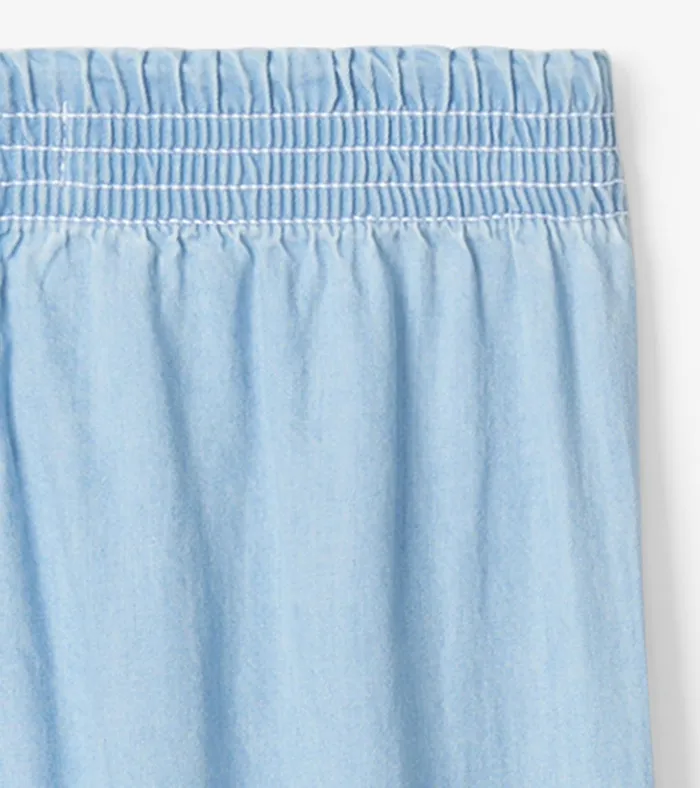 Hatley Baby and Toddler Girls Denim Baggy Pants Baby and Toddler Bottoms