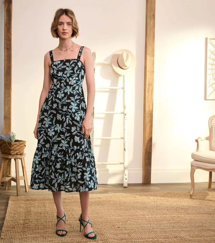 Hatley Charlotte Sundress 8211 Batik Flowers Women Dresses