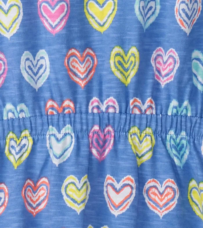 Hatley Girls Shibori Hearts Relaxed Dress Girls Dresses