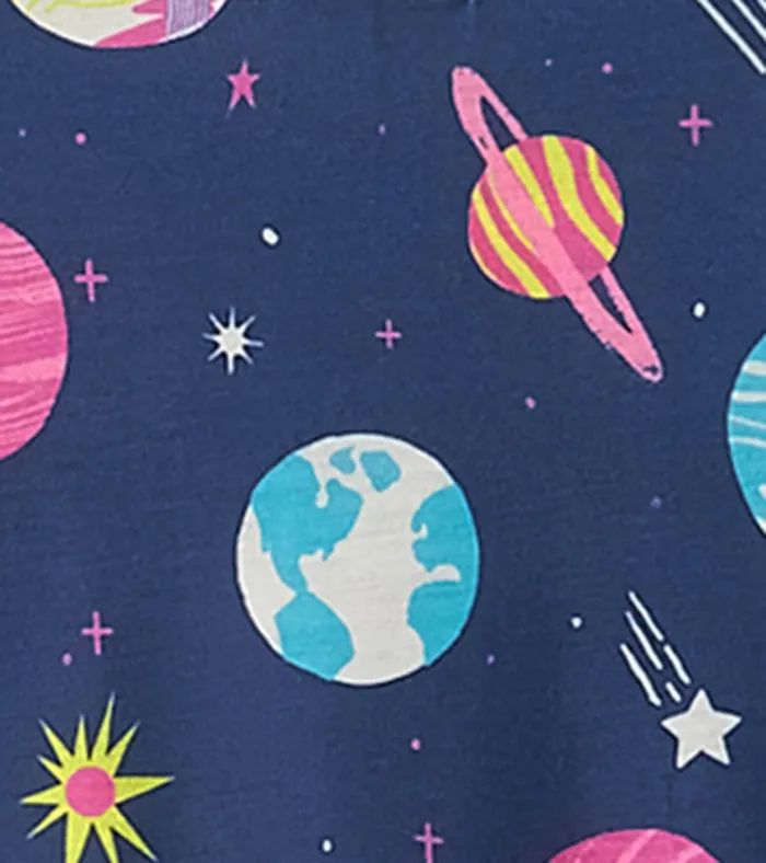 Hatley Interstellar Long Sleeve Girls Nightgown Girls Sleepwear