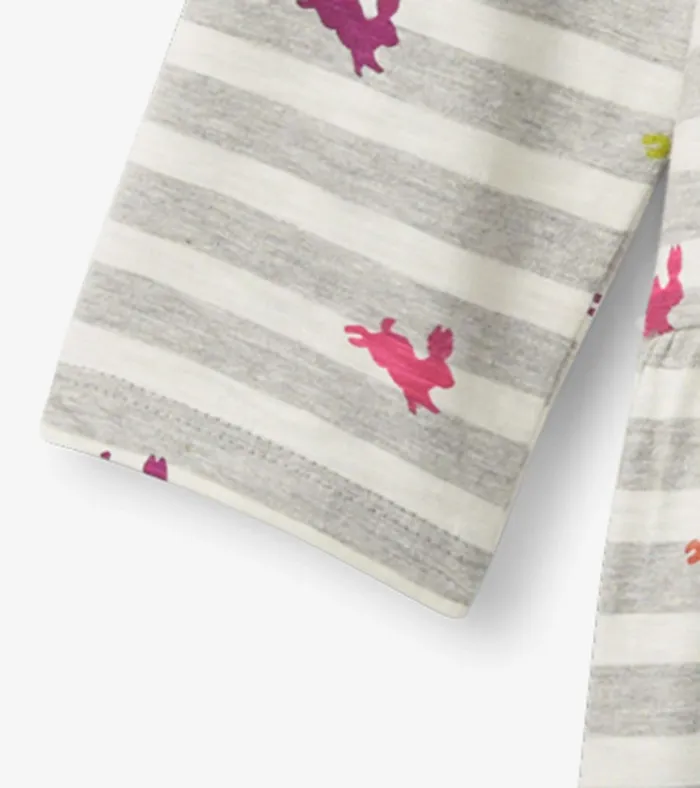 Hatley Rainbow Bunnies Tiered Dress Baby and Toddler Dresses