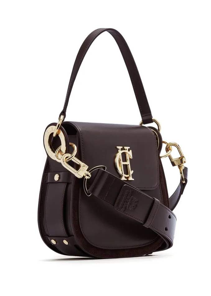 Holland Cooper Bags Women Chelsea Saddle Bag Chocolate