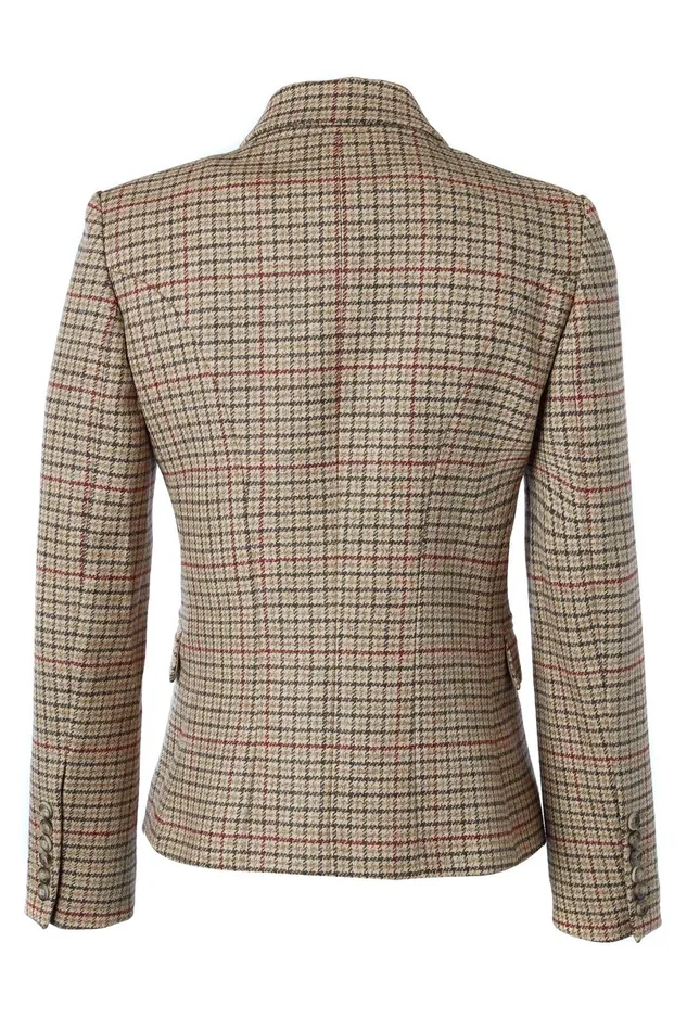 Holland Cooper Blazers Women Heritage Knightsbridge Blazer Charlton Tweed Horn Button