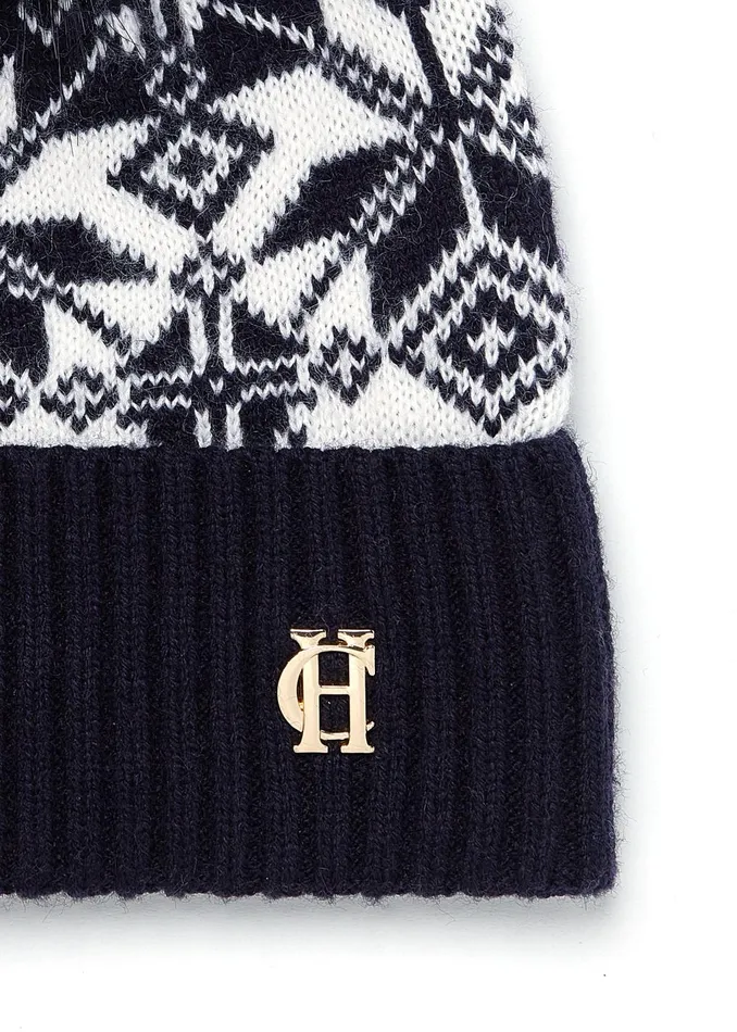 Holland Cooper Headwear Women Beatrice Bobble Hat Ink Navy Holland Cooper Headwear Women Beatrice Bobble Hat Ink Navy