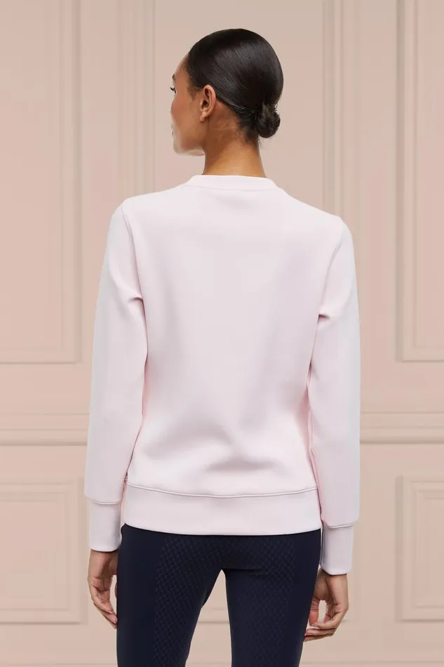 Holland Cooper Hoodies and Sweatshirts Women Crystal Crew Neck Sweat Blush Holland Cooper Hoodies and Sweatshirts Women Crystal Crew Neck Sweat Blush