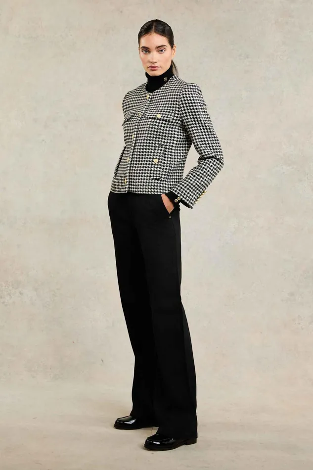 Holland Cooper Jackets Women Chelsea Jacket Houndstooth
