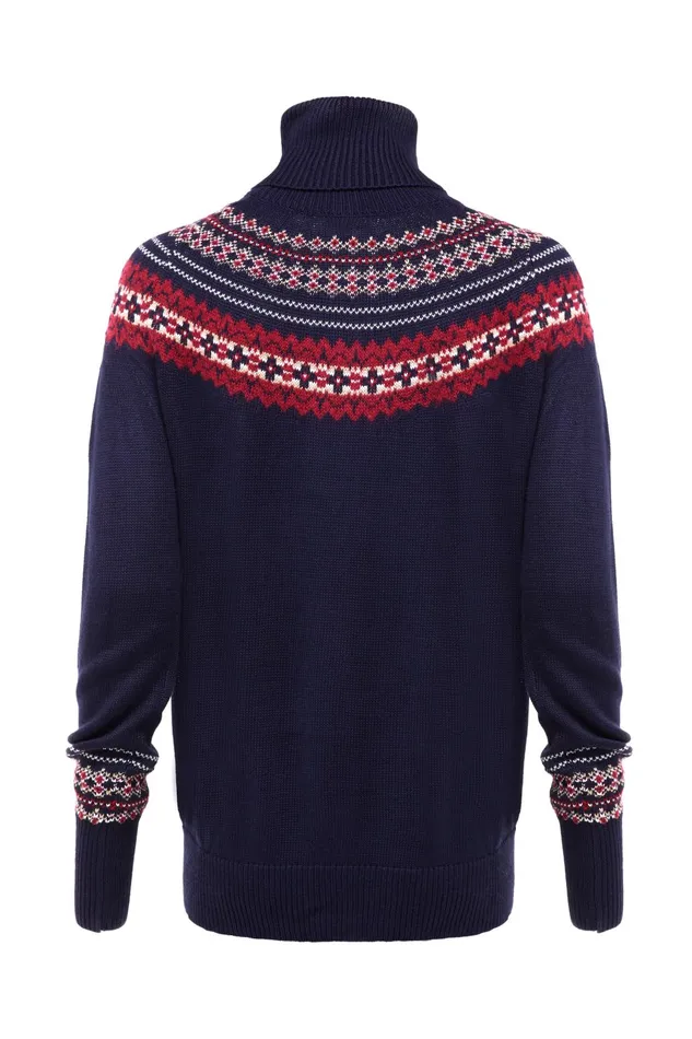 Holland Cooper Knitwear Women Whistler Roll Neck Knit Ink Navy Holland Cooper Knitwear Women Whistler Roll Neck Knit Ink Navy