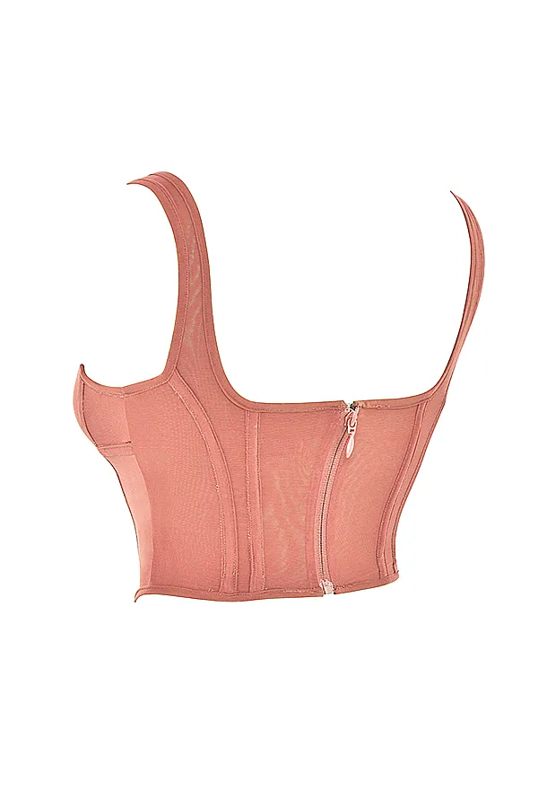 House Of CB EdettaRose Mesh Corset 8211 SALE Rose Women Corsets