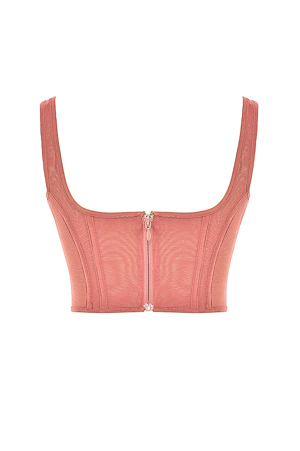 House Of CB EdettaRose Mesh Corset 8211 SALE Rose Women Corsets
