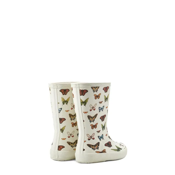 Hunter Boots Kids First Classic Rain Boots Ivory Butterfly Kids Rain Boots Hunter Boots Kids First Classic Rain Boots Ivory Butterfly Kids Rain Boots