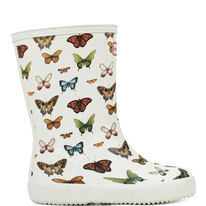 Hunter Boots Kids First Classic Rain Boots Ivory Butterfly Kids Rain Boots Hunter Boots Kids First Classic Rain Boots Ivory Butterfly Kids Rain Boots