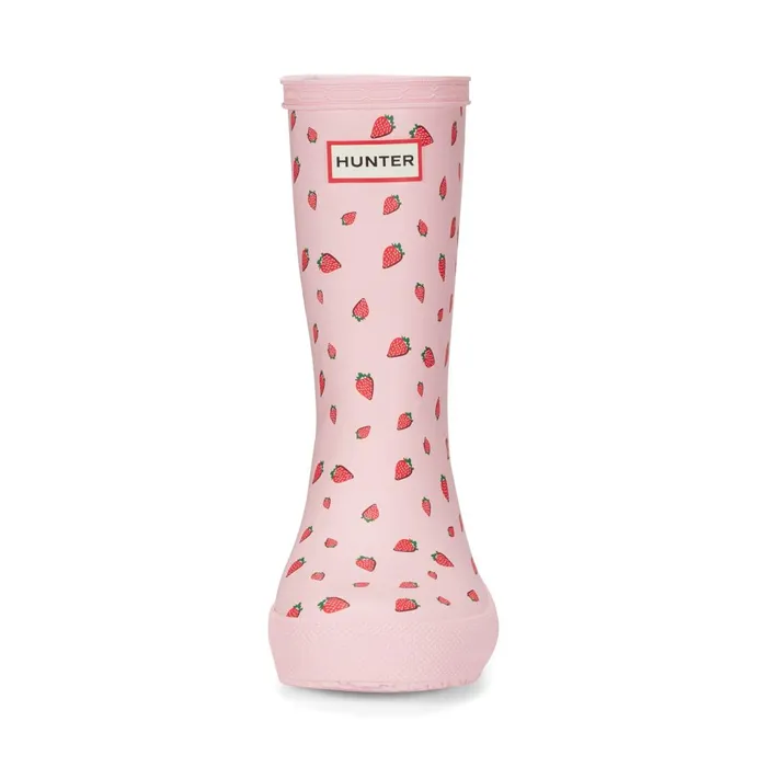 Hunter Boots Kids First Classic Rain Boots Pink Strawberry Print Kids Rain Boots Hunter Boots Kids First Classic Rain Boots Pink Strawberry Print Kids Rain Boots