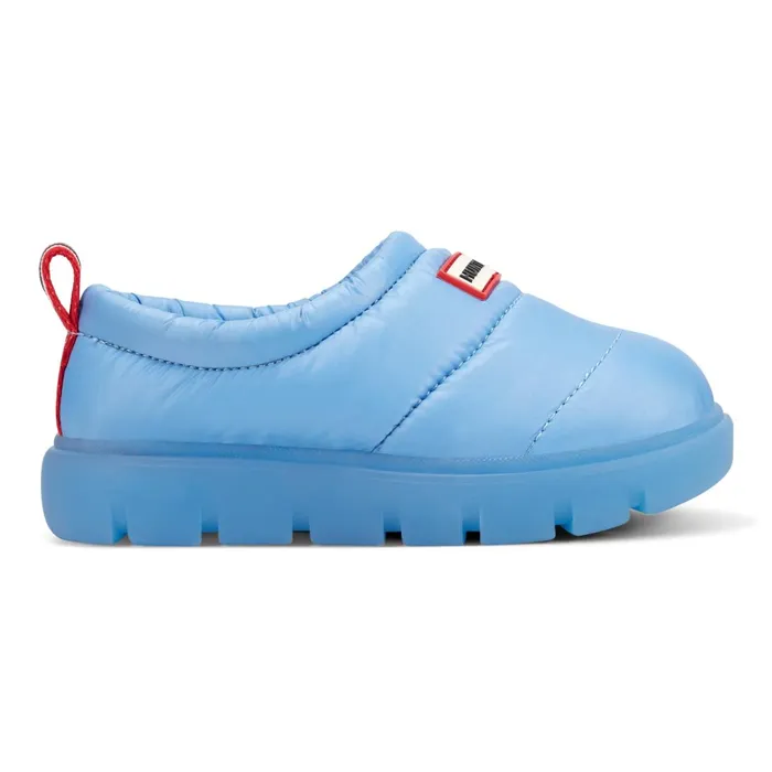 Hunter Boots Little Kids Cody Lug Sole Insulated Water Resistant Slipon Shoes Light Blue Kids Insulated and Snow Boots