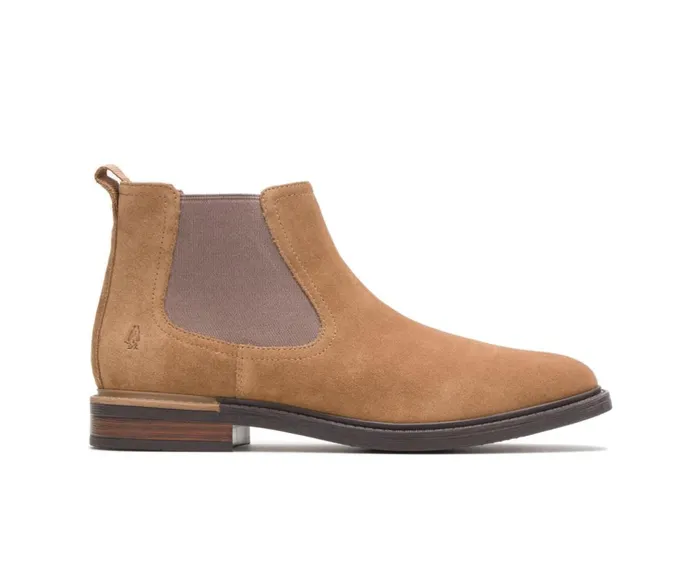 Hush Puppies Boots Men Davis Chelsea Boot Chestnut Suede