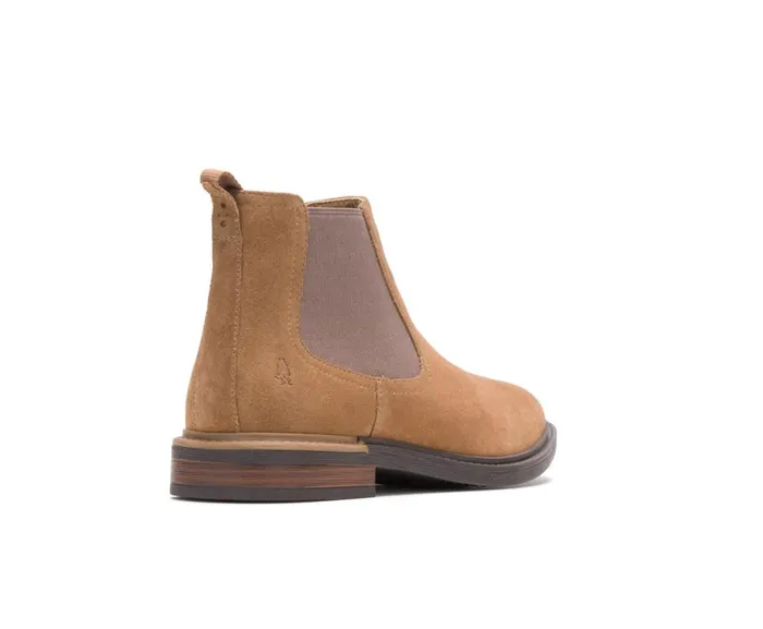 Hush Puppies Boots Men Davis Chelsea Boot Chestnut Suede