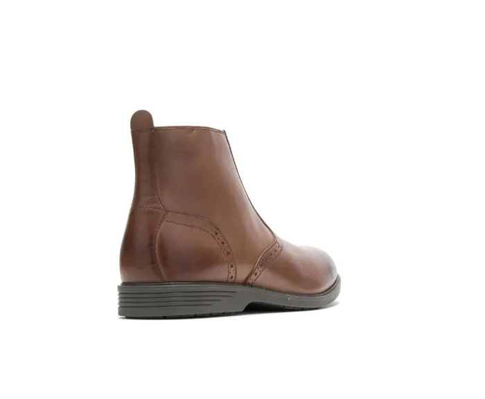 Hush Puppies Boots Men Shepsky Zip Boot Brown Leather Hush Puppies Boots Men Shepsky Zip Boot Brown Leather