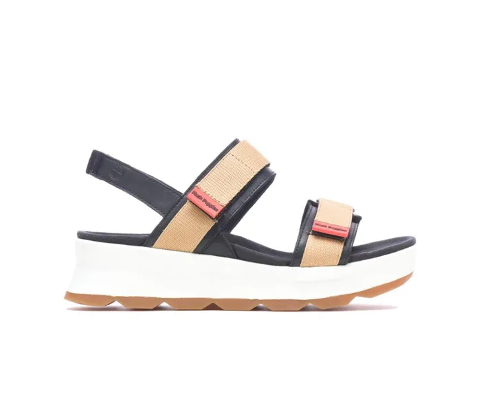 Hush Puppies Sandals Women Andi Slingback Sandal Black Leathertan