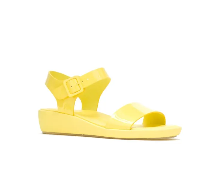 Hush Puppies Sandals Women Brite Jells Quarter Strap Sandal Sun Yellow