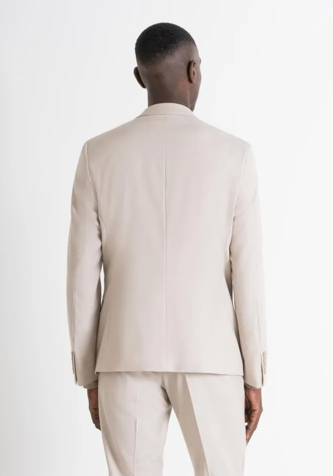 Jackets And Gilet Men Antony Morato Slim Fit 034Bonnie034 Jacket In White Viscose Blend Paper