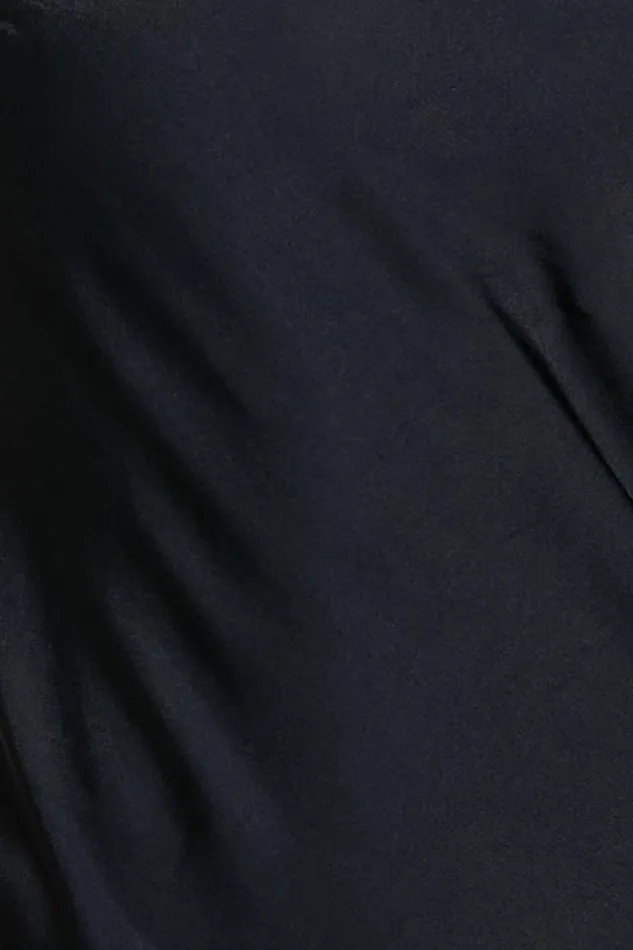 Julie Midi Dress 8211 Scoop Neck Low Back Satin Slip Dress In Black Women Showpo Dresses