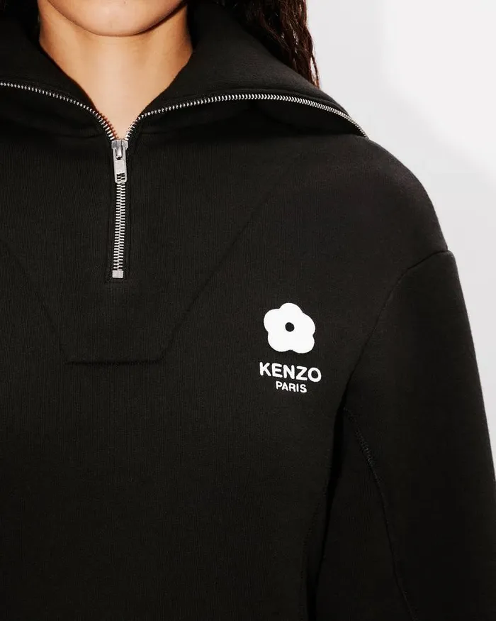 Kenzo Dresses And Skirts Women 039Boke Flower 20039 Embroidered Sweatshirt Dress Black