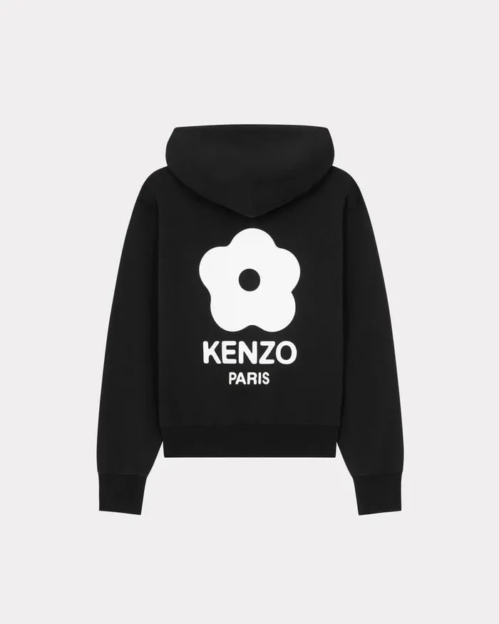 Kenzo Sweatshirts And Hoodies Women 039Boke Flower 20039 Hooded Sweatshirt Black