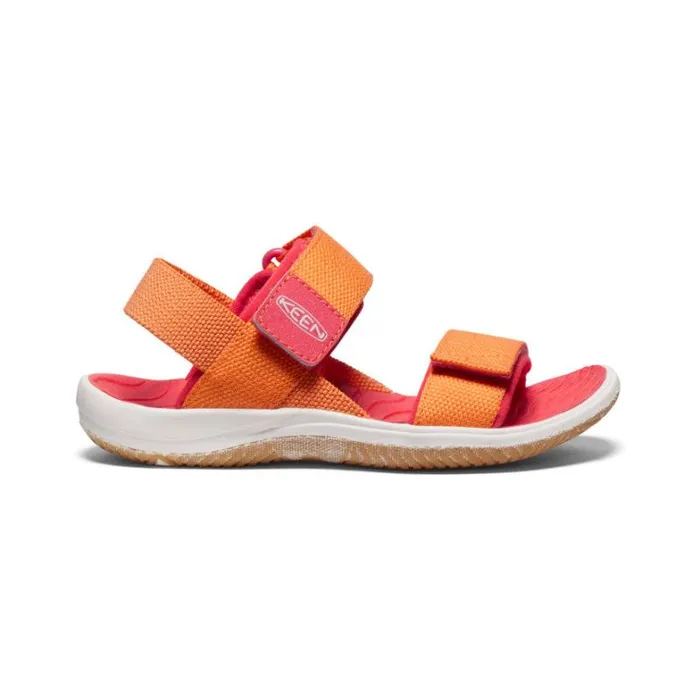 Kids KEEN Online Little Kids039 Elle Backstrap TangerineCayenne Sandal