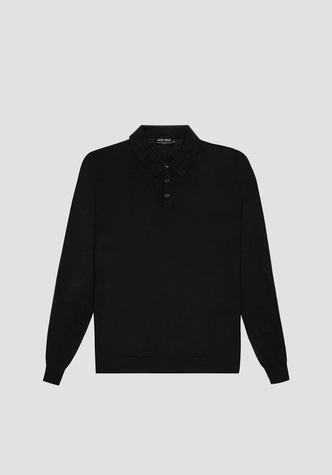 Knitwear Men Antony Morato Regular Fit Cashmere Blend Jumper Black