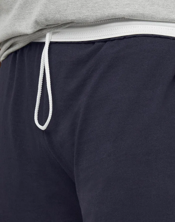 Lightweight Lounge Shorts C Patch Logo Big and Tall Navy Men Champion Shorts