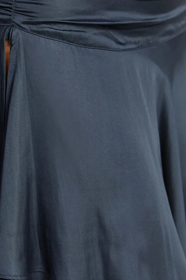 Lioness 8211 Legacy Midi Skirt In Navy Women Showpo Skirts