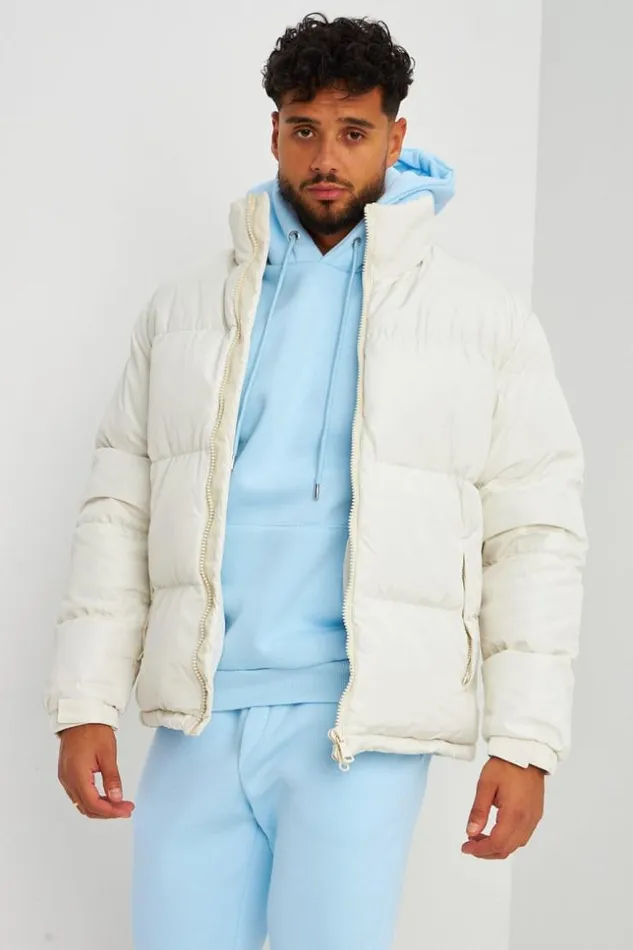 Men Doudoune Matelasse Blanc Cass White Brentiny Paris Parkas And Down Jackets Men Doudoune Matelasse Blanc Cass White Brentiny Paris Parkas And Down Jackets
