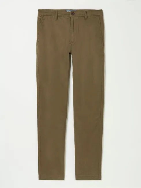 Men Fatface Chinos Brown Modern Coastal Chinos